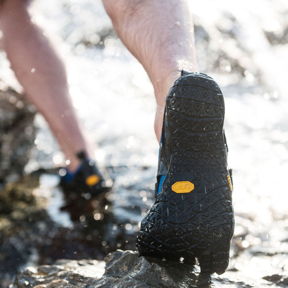 Zapatos De Agua Hombre Grises - FiveFingers V-Aqua - ZVGFSK-762